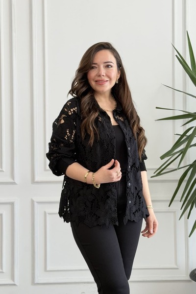 yb yağmur butik Lace Shirt
