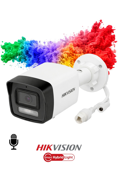 Hikvision DS-2CD1023G2-LIUF 2MP 2.8mm Hybrid Light Gece Renkli IP Kamera