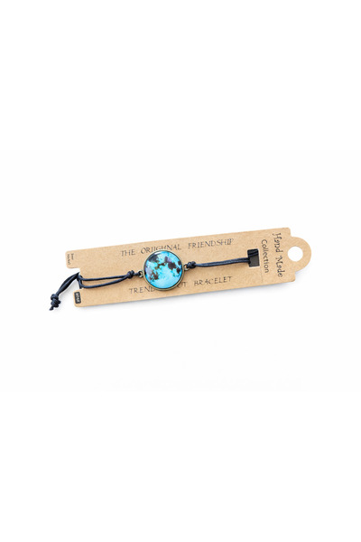 facnspt Full Moon Design Glow-In-The-Dark Elevator Bracelet with Adjustable D...