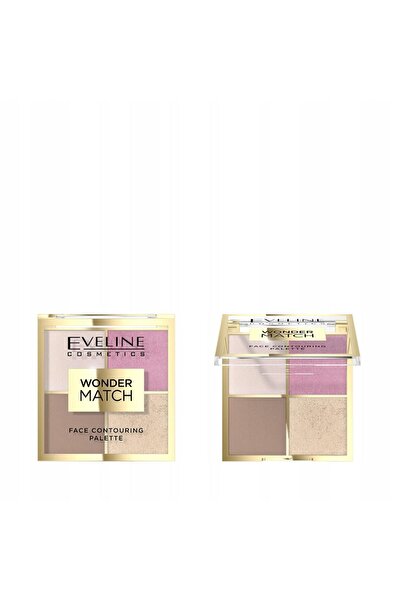 Eveline Cosmetics Wonder Match, Paletă de contur, 4 nuanțe, 01, 10.8 g