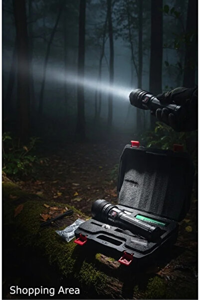 GoldSilver Gold Silver Gs-14600 Şarjlı El Feneri | 80w 8000 Lümen - 18000 Mah