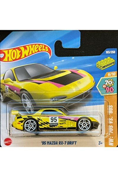 HOT WHEELS Tekli Arabalar '95 Mazda RX-7 Drift HYY95 ('70s vs '90s)