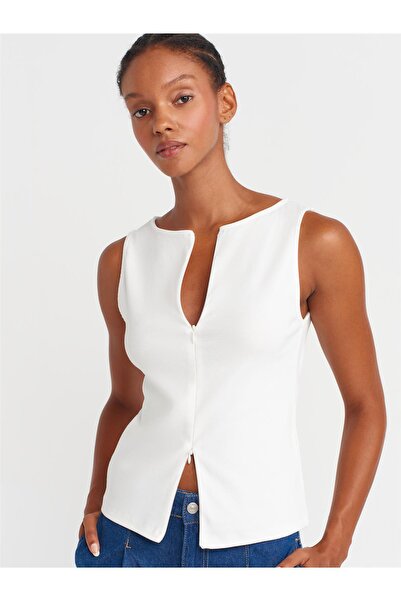 MU&ME BOUTİQUE Body Fermuarli Dlvn 94% Cotton