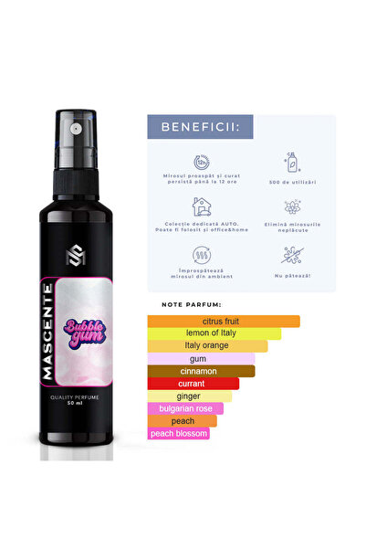 MASCENTE Parfum auto + Bradut gratuit - Bubble Gum