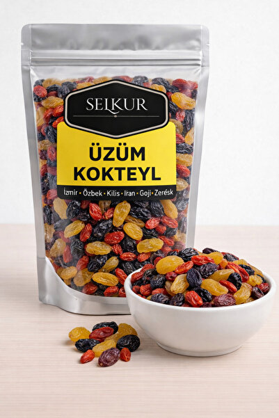 SELKUR Üzüm Kokteyl 200GR(İZMİR-İRAN-KİLİS-ÖZBEK-GOJİ-ZEREŞK)