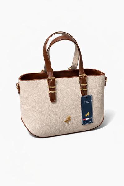 Miami Polo Club Miami Polo Club Gold Detailed Women's Hand and Shoulder Strap...