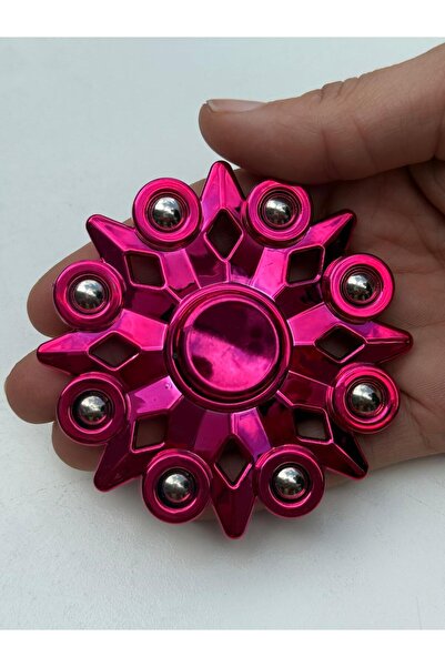 CUFFCUFFTOYS metal stres çarkı metal renklerde uzun dönen 9x9 cm MODEL: KAR T...