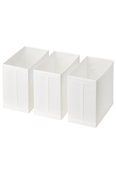 IKEA منظم خزانة ملابس عملي باللون الأبيض مقاس 31x55x33 سم
