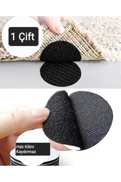 Dalian Home 1 Çift Halı Kilim Minder Nevresim Örtü Kaydırmaz Cırt Bant Seti Y...