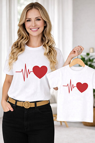 VODEXA Majka Unisex Dječja Kombinacija Oversize T-Shirt Majica za Dvoje MATER...