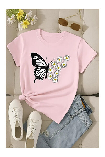 Pink Sky Oversize T-Shirt 100% Cotton Unisex Comfortable Fit Trend New Season...