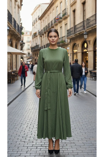 MissWhence Dress Green 39844