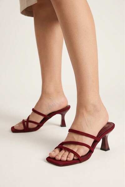 NiceDiffer Γυναικεία Σανδάλια Παντόφλες με τακούνι 7 εκ. Καθημερινές Άνετες Π...