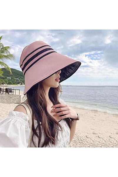 valkyrie Pălărie de soare pentru femei cu vizor lat, pliabilă, pentru plajă, ...