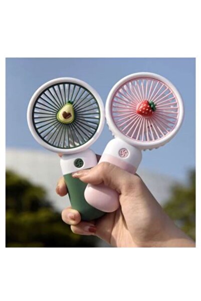 SimpluAcasa Mini Portable Handheld Fan, Fruit Design, USB Rechargeable, Ultra...