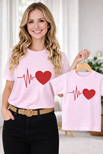 VODEXA Majka Unisex Dječja Kombinacija Oversize T-Shirt Majica za Dvoje MATER...