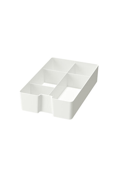 IKEA منظم خزانة الملابس الوظيفي باللون الأبيض