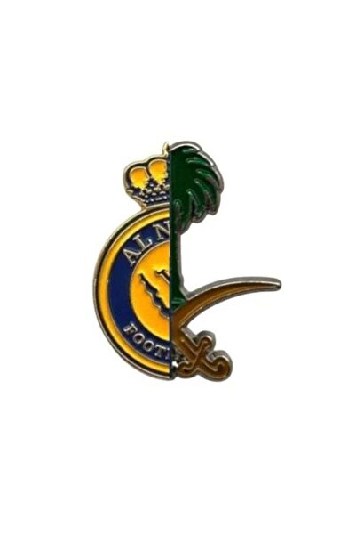 no markte ملصق شعار معدني لنادي النصر مع سيوف ونخلة للهواتف المحمولة والأجهزة...