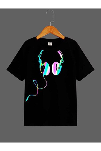 CLASSY.MODA Μαύρο Unisex Oversize T-shirt με στάμπα, Ανδρικό Γυναικείο, Άνετη...