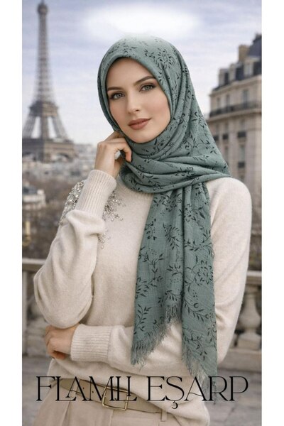 İSTANBULSTYLEMODA Шарф з полум'яним візерунком