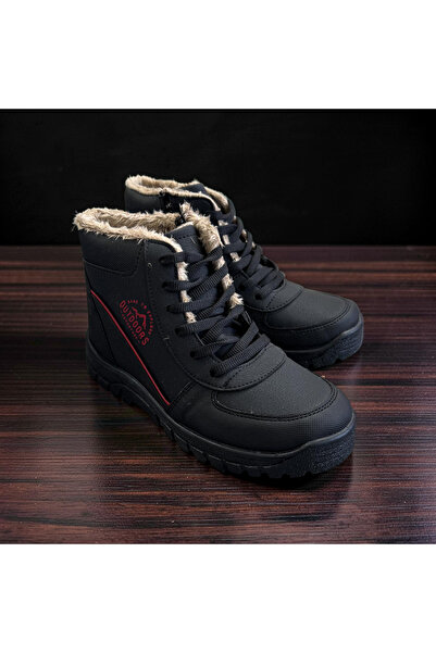 TWOX Παιδικές μπότες με ζεστή μάλλινη επένδυση, φερμουάρ και αντιολισθητική σόλα