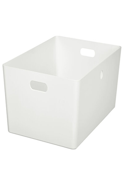 IKEA منظم خزانة ملابس أبيض أنيق مقاس 37x54x21 سم