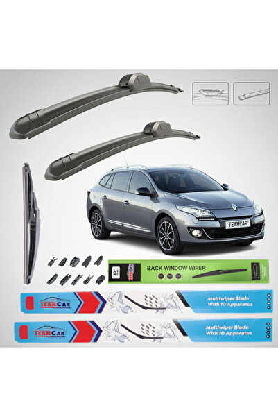 TEAMCAR Renault Megane III Grandtour Facelift (2012-2014) Πλήρες Σετ Υαλοκαθα...
