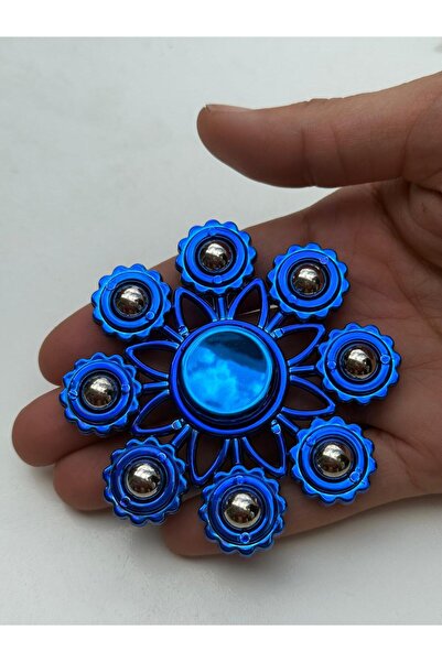 CUFFCUFFTOYS metal stres çarkı metal renklerde uzun dönen 9x9 cm MODEL: ETRAF...