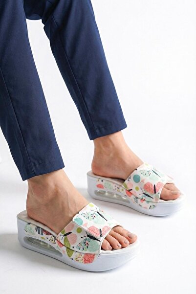 Dr. Mitra Papuci de zi cu zi pentru femei, cu talpă ortopedică cu aer – Platf...