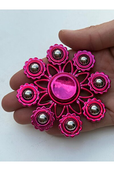 CUFFCUFFTOYS metal stres çarkı metal renklerde uzun dönen 9x9 cm MODEL: ETRAF...