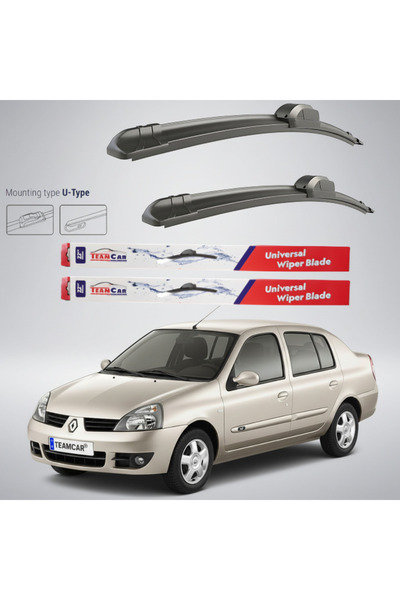 TEAMCAR Ρενόβα Κλιό ΙΙ Σύμβολ (2002-2006) Υαλοκαθαριστήρες Επίπεδοι |   Εμπρό...