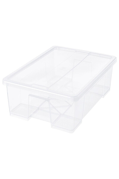 IKEA منظم خزانة ملابس عملي باللون الأبيض 79x57x18 سم/55 لتر