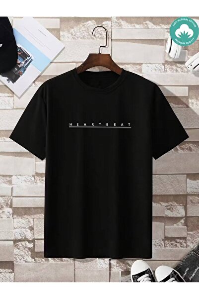 CLASSY.MODA Μαύρο Unisex Oversize T-shirt με στάμπα, Ανδρικό Γυναικείο, Άνετη...