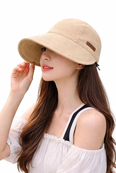 valkyrie Wide Brim Women's Sun Hat Adjustable Lightweight Summer Hat Cream