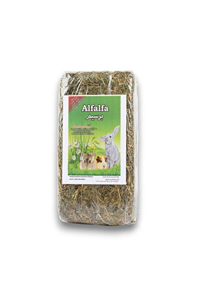 Alfalfa Natural Small Animal Food - 1kg | Barseem Hay for Rabbits, Guinea Pig...
