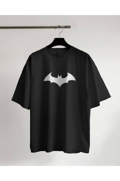 CLASSY.MODA Μαύρο Unisex Oversize T-shirt με στάμπα, Ανδρικό Γυναικείο, Άνετη...