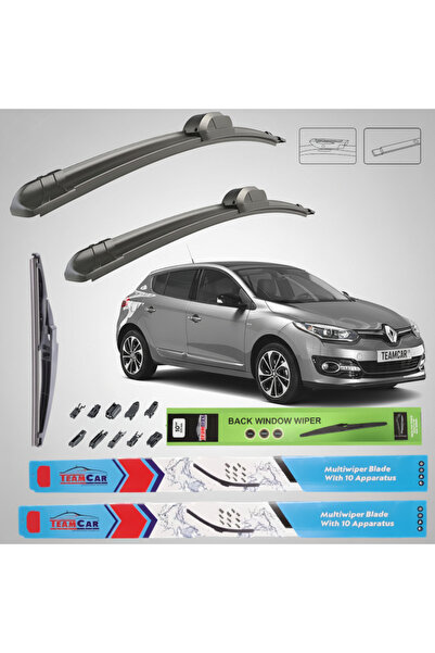 TEAMCAR Renault Megane III Hatchback Facelift (2014-2016) Πλήρες Σετ Υαλοκαθα...