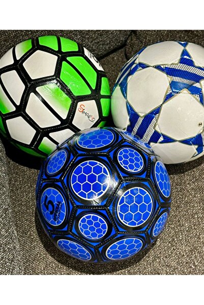 FB Cup Durable Vinneks Synthetic Leather 3-Piece Football Ball Set