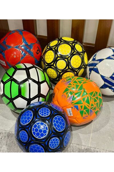 FB Cup 6-Piece Vinneks Synthetic Leather Soccer Ball Set (No: 5) - Ideal for ...