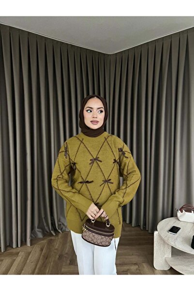 modayaselam Bow Knitwear Sweater