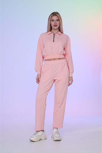 ZAVIXO Elastic Waistband, 2-Piece Top and Bottom Set, 2 Threads