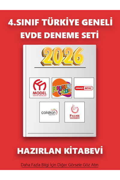 Ata Yayıncılık 4.SINIF TÜRKİYE GENELİ MART AYI EVDE DENEME SETİ