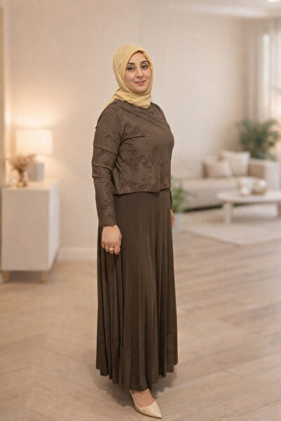 FİSTANBUL Pleated Dress