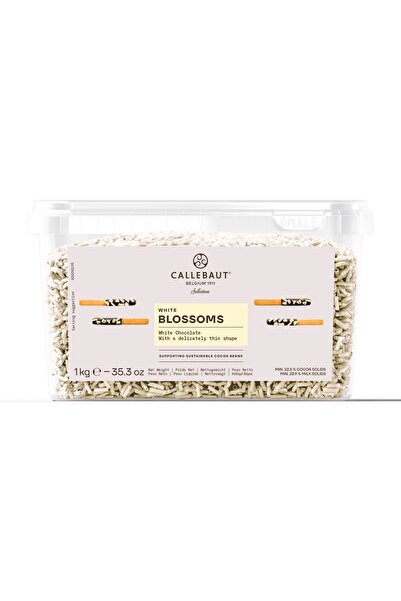 Barry Callebaut Callebaut white chocolate curls décor Blossom decor 1kg min. ...