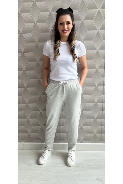 OnlyForYou Elastic cotton tapered sports pants