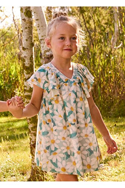 MAYORAL Limi Girls' Dress Yu Soft-Textured S Lined Ik