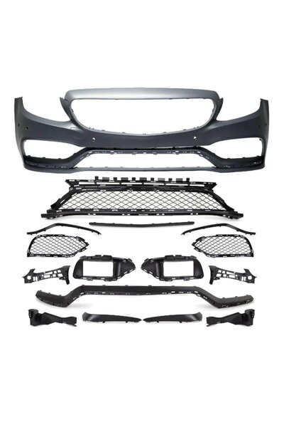 HasbeeParts Mercedes C Serisi W205 C63 Amg Ön Tampon Set 2015-2020 Arası Uyum...
