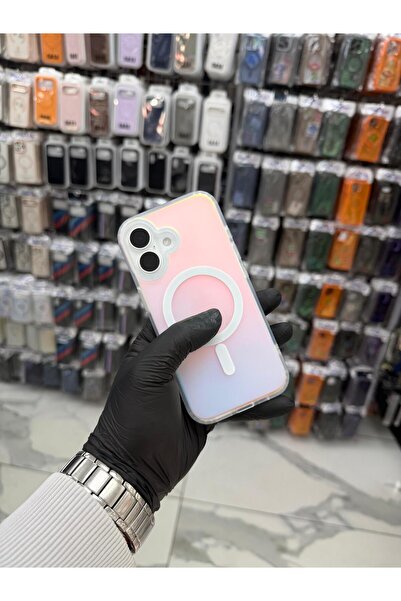 Bilişim Akademi iPhone 17 Hologram Kılıf Parlak Rainbow Renk Değiştiren Kılıf...