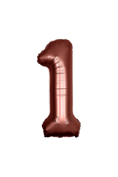 Öztürkpartievi Brown Number Foil Balloon 100cm