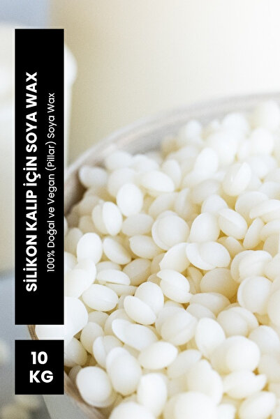 Cageartstudio Silikon Kalıplara Özel 100% Doğal Soya Wax,Boncuk Şeklinde Orga...